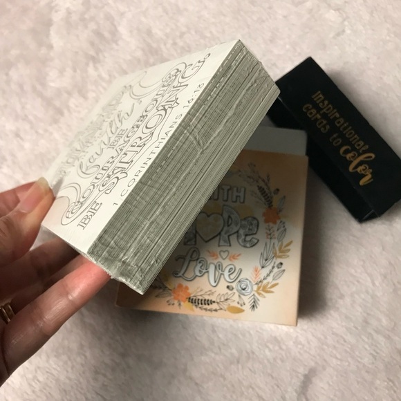 Faith Hope Love Coloring Cards - Inspirational Cards to Color New - Picture 8 of 10